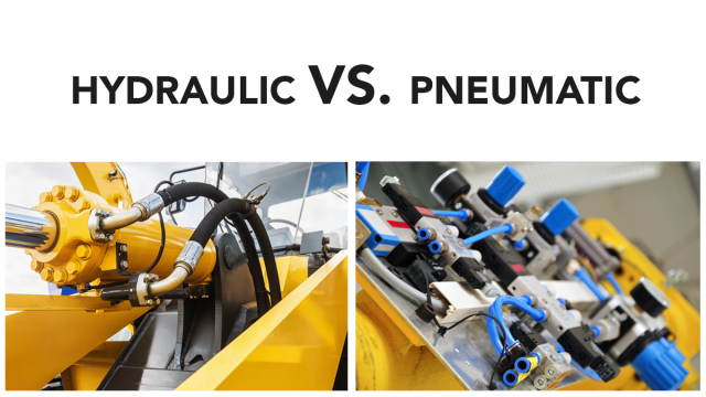 مقایسه نیروی هیدرولیک با نیروی پنوماتیک